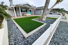 Artificial-Grass-River-Rocks-Installation-Newport-Beach